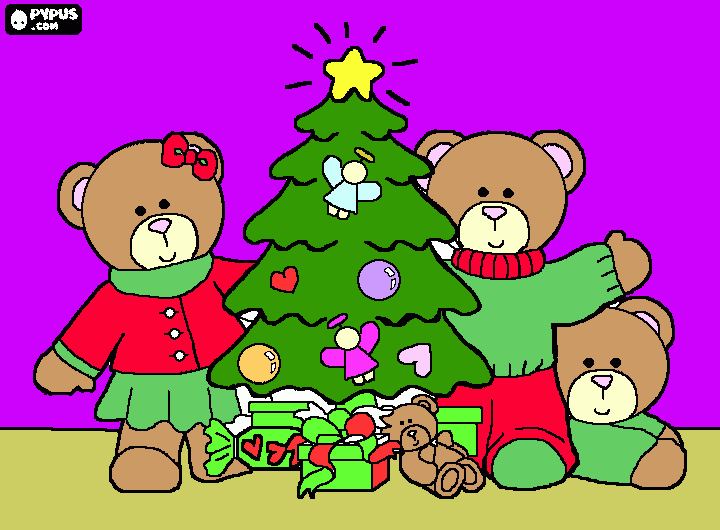 teddy bear coloring page