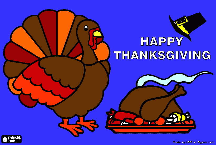 thanksgiving coloring page