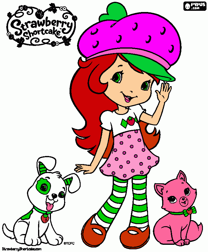 That You Strawberry Shortcake coloring page