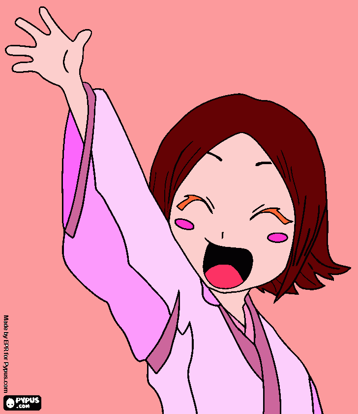 theJspump as yachiru coloring page