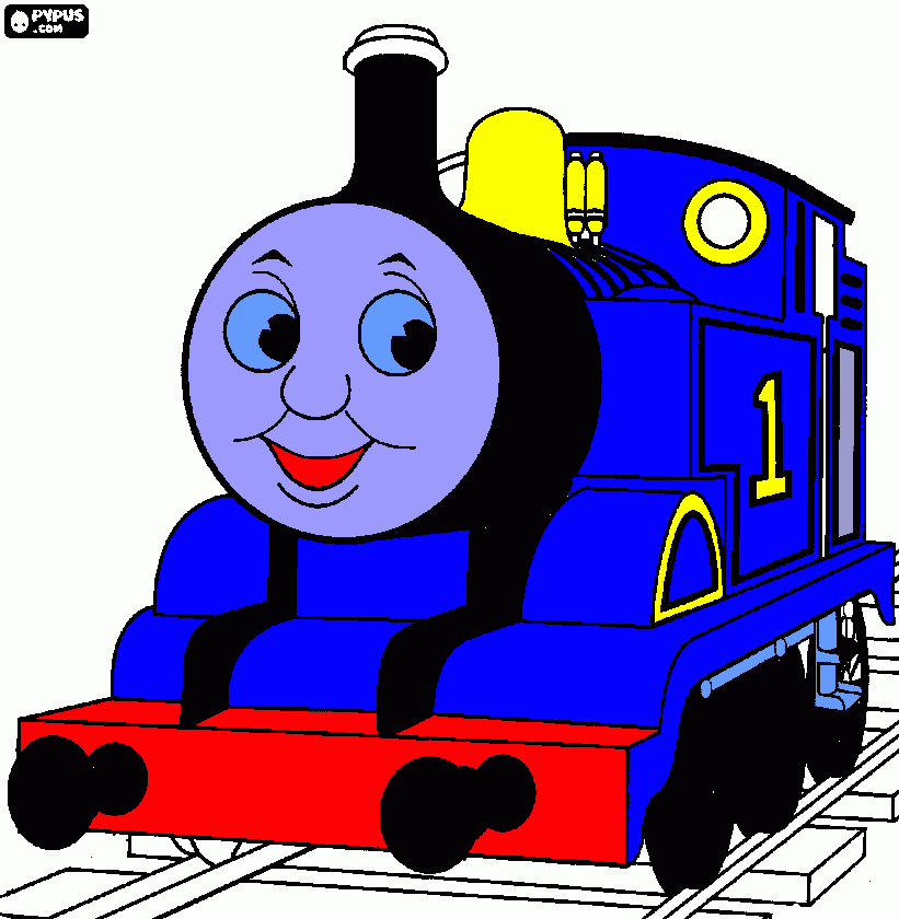 thomas by abby coloring page