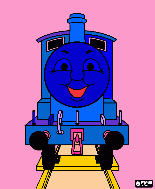 Thomas coloring page