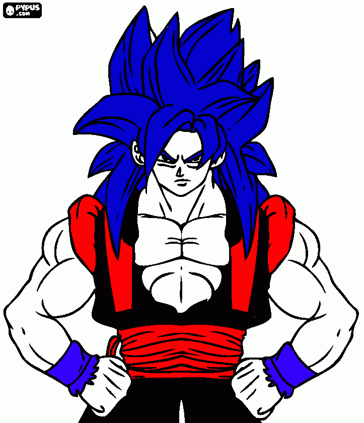 Tier 4 Blue coloring page