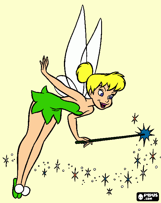 Tinkerbell coloring page