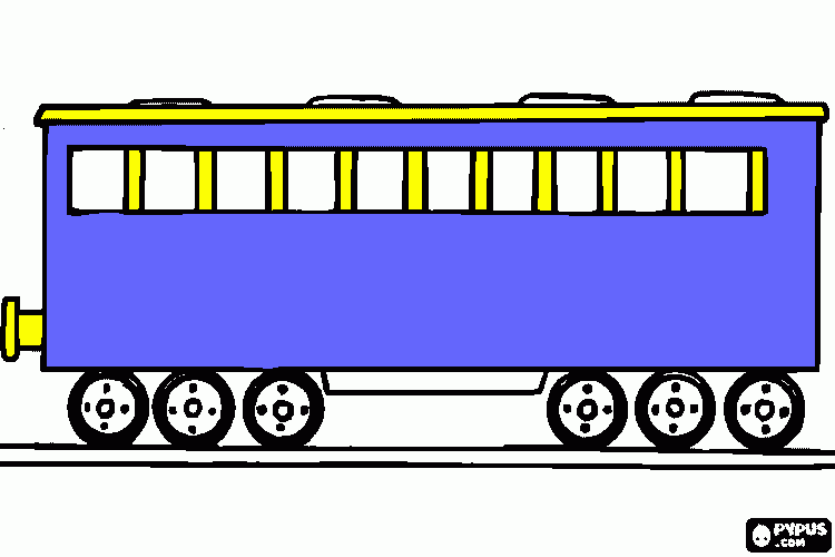 train cabooze 1 coloring page