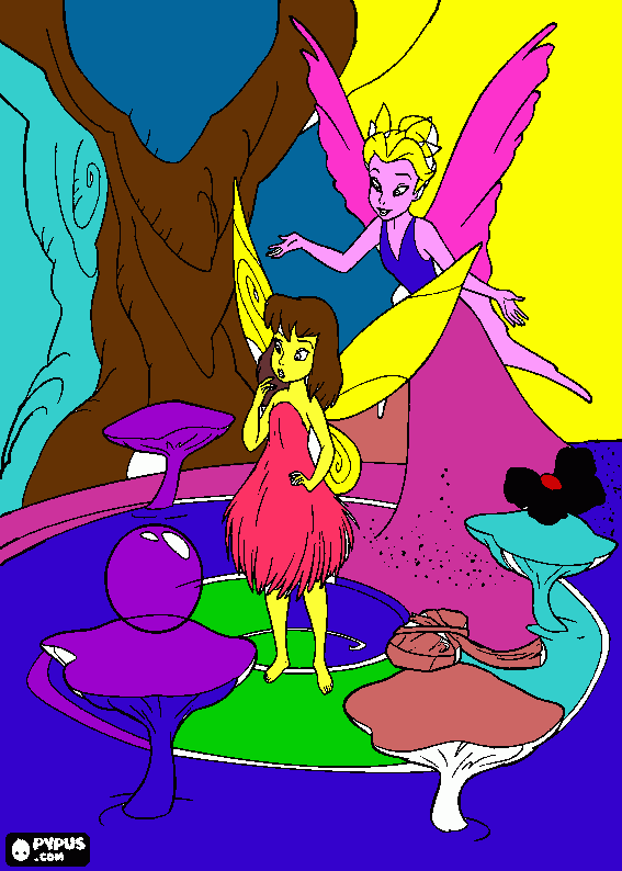 van ella coloring page