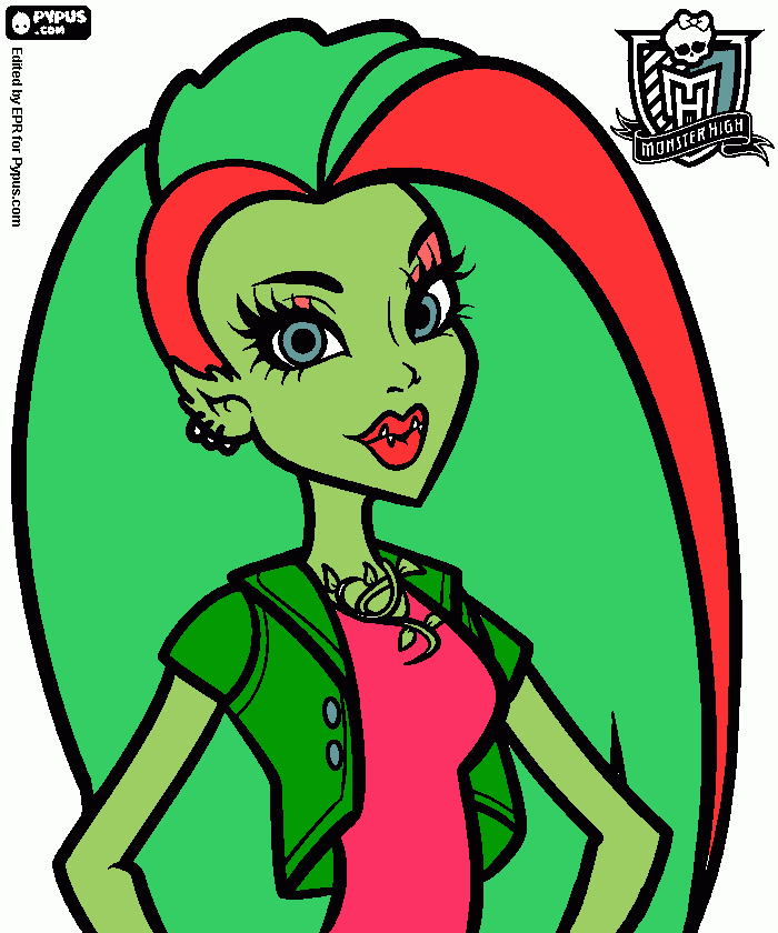 venus Mcflytrap coloring page