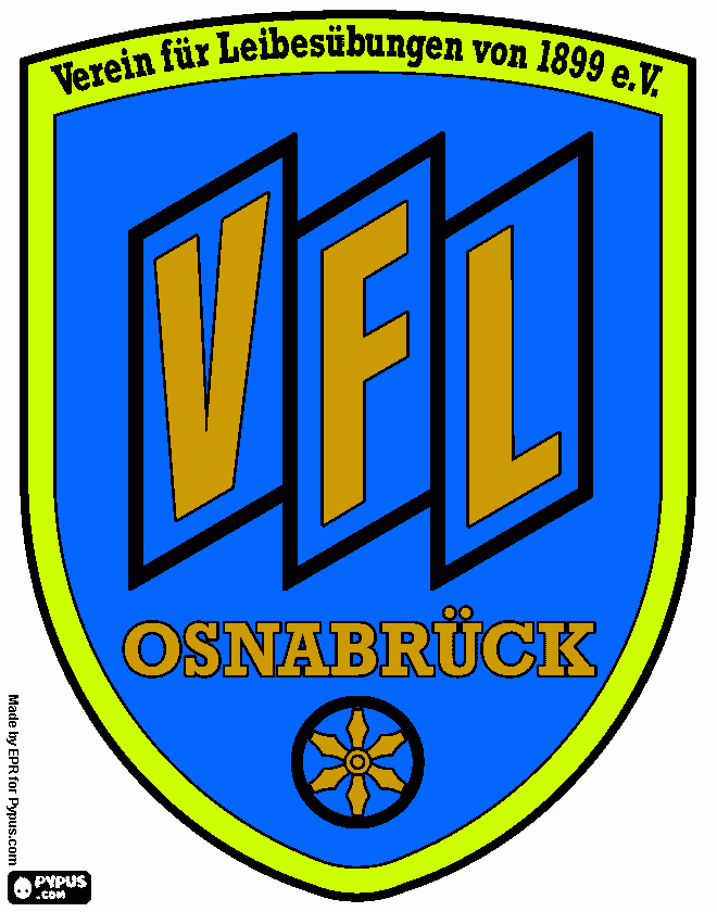 VfL Osnabrück. Sports club coloring page