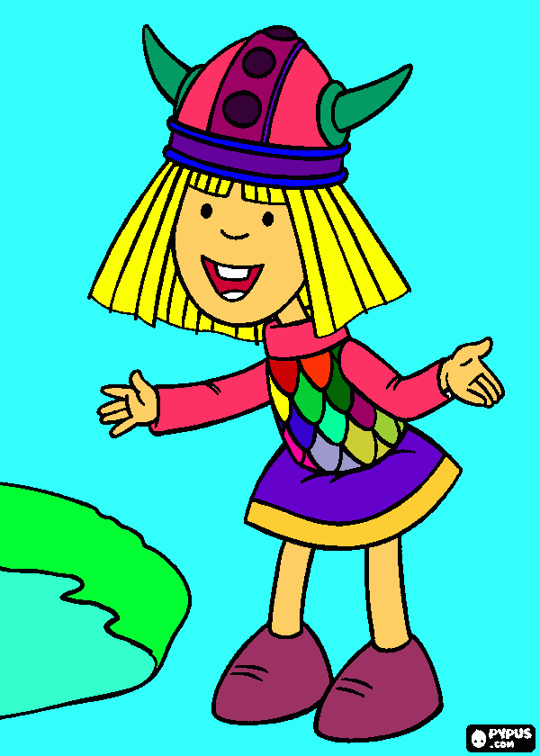 Vicky coloring page