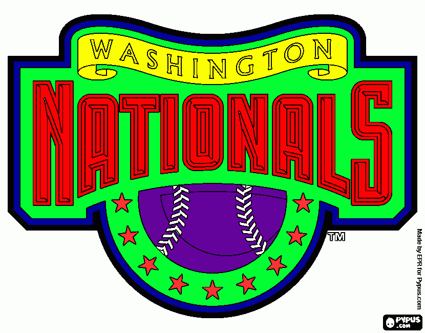 washington nati coloring page, printable washington nati