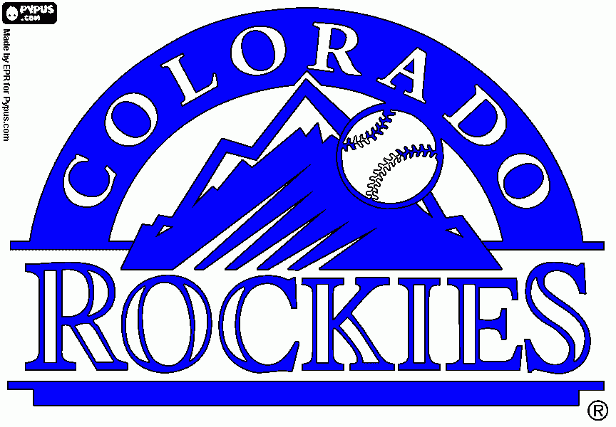 Weigel rockies coloring page