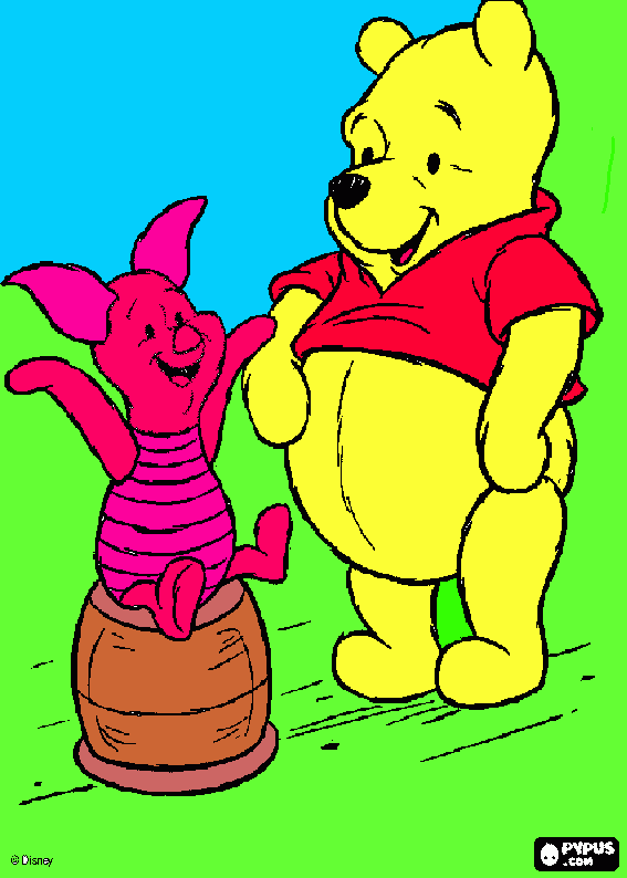 winnie the pooh coloring page, printable winnie the pooh