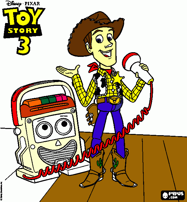 woody picture coloring page