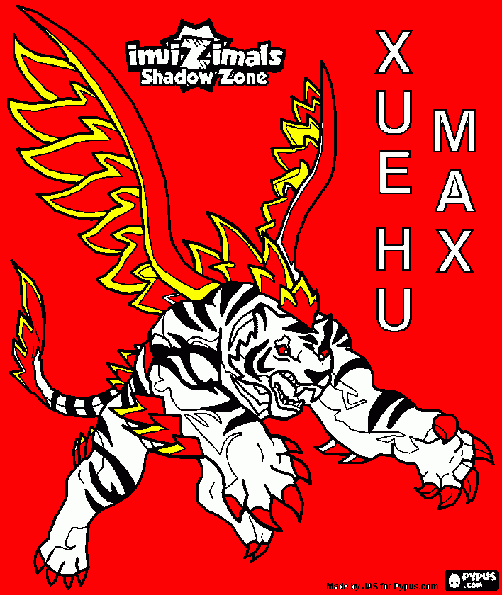 xuehumax coloring page