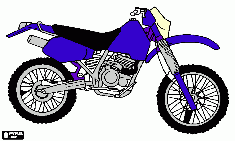 Yamaha coloring page