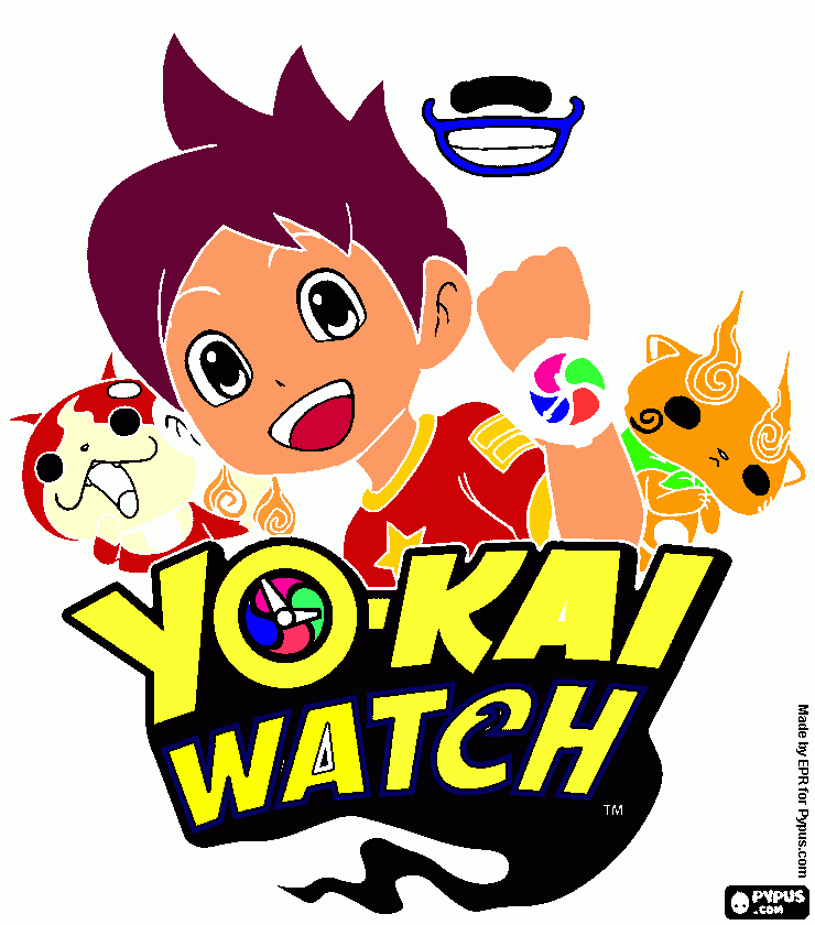 yokai coloring page