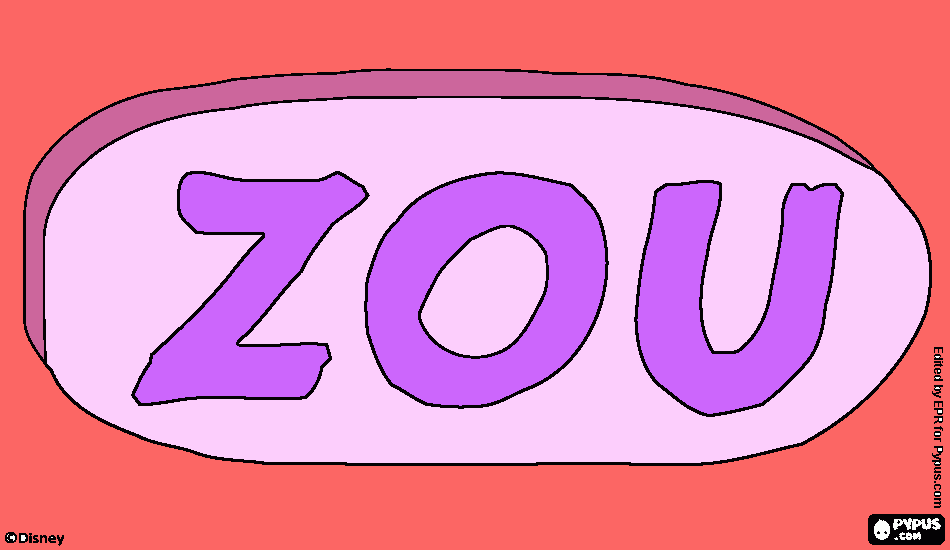 zou coloring page